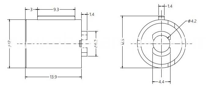 Automobile Interior Decoration Barrel Damper Drawing Automobile Interior Decoration Barrel Damper Drawing